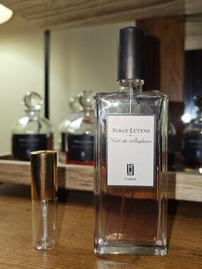 5 ML Sample NUIT DE CELLOPHANE by Serge Lutens Perfume EDP Vintage Original